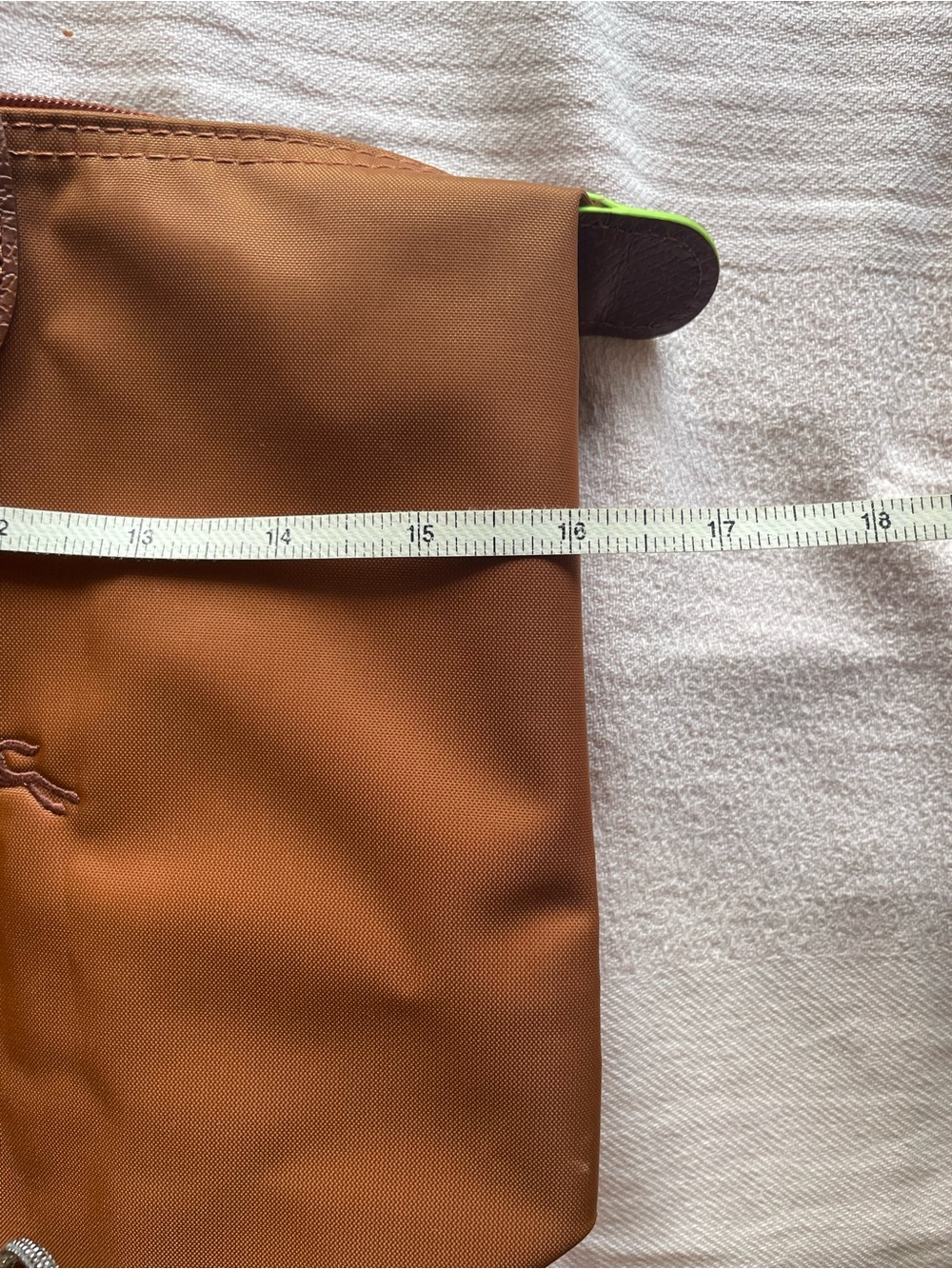 Longchamp Congac Leather-Trim Tote Bag - Picture 15 of 16